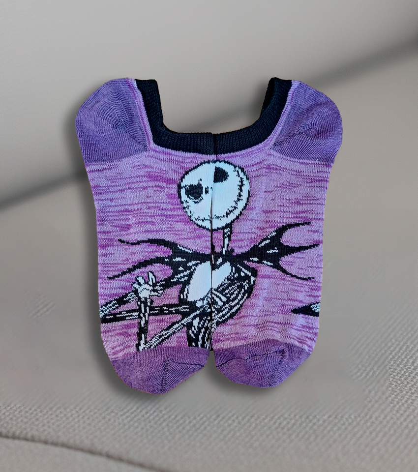 Calcetín Algodón Geométrico Doblado